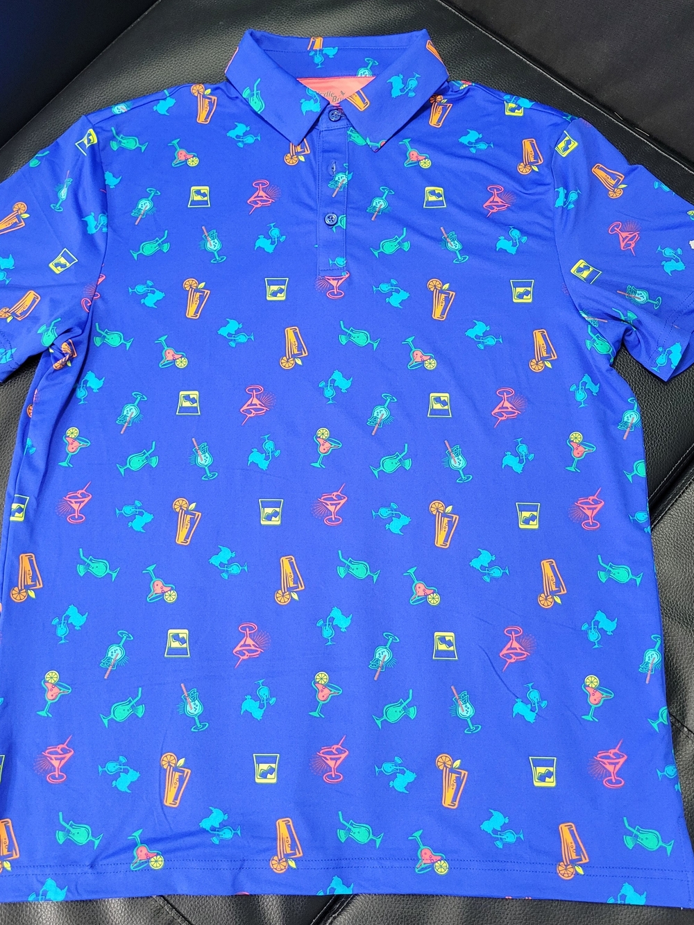 Men's Birdie Bound Golf Polo Shirt Size M 0003